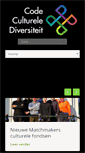 Mobile Screenshot of codeculturelediversiteit.com